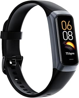 Fitness Tracker,2025 Smart Watch with Blood Pressure Heart Rate & Sleep Monitor IP67 Waterproof Step Calorie Counter Pedometer Fitness Activity Watch for Men Women Android iOS Phone (Black)