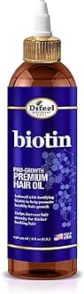 Difeel Biotin Pro Growth Premium Hair Oil 8 oz. - Infused with Fortifying Biotin for Healthy Hair Growth