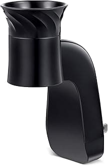 Hohean 1 Pack Wall Fragrance Plug in Compatible with Bath and Body Works WallFlower Refills, ETL Certified, Rotatable, Precise Scent Adjustable Fragrance Control Diffuser Plug for Home, Office (Black)