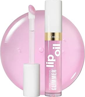 Super Lustrous Glimmer Lip Oil – Hydrating Lip Gloss Oil with Plant-Based Squalane, Conditioning Shine, Non-Sticky Cushion Feel, Plumping Gloss Finish, Vio-lit