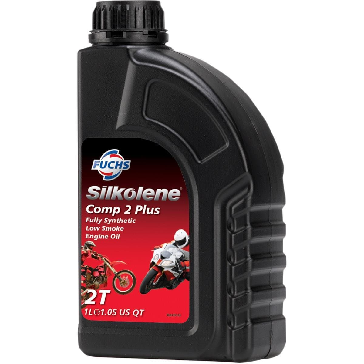 Fuchs Silkolene Comp 2 Plus Fully Synthetic 2 Stroke High Performance Motorcycle Road and Race Engine Oil - 1 Litre