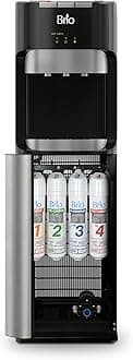 Brio Commercial Grade Bottleless Ultra Safe Reverse Osmosis Drinking Water Filter Water Cooler Dispenser-3 Temperature Settings Hot, Cold & Room Water - UL/Energy Star Approved – Point of Use