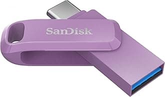 SanDisk Ultra Dual Drive Go Type-C 128GB, OTG, Upto 400MB/S,usb3.2_gen_1 Pendrive, Lavender, 5Y Warranty (SDDDC3-128G-I46LPD)