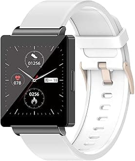 Non-Invasive Blood Glucose Test Smart Watch,NFC Access,Fitness Tracker Blood Pressure Sleep Monitor Blood Oxygen Health Tracker Watch Heart Rate Calorie Counter for Men Women (White)
