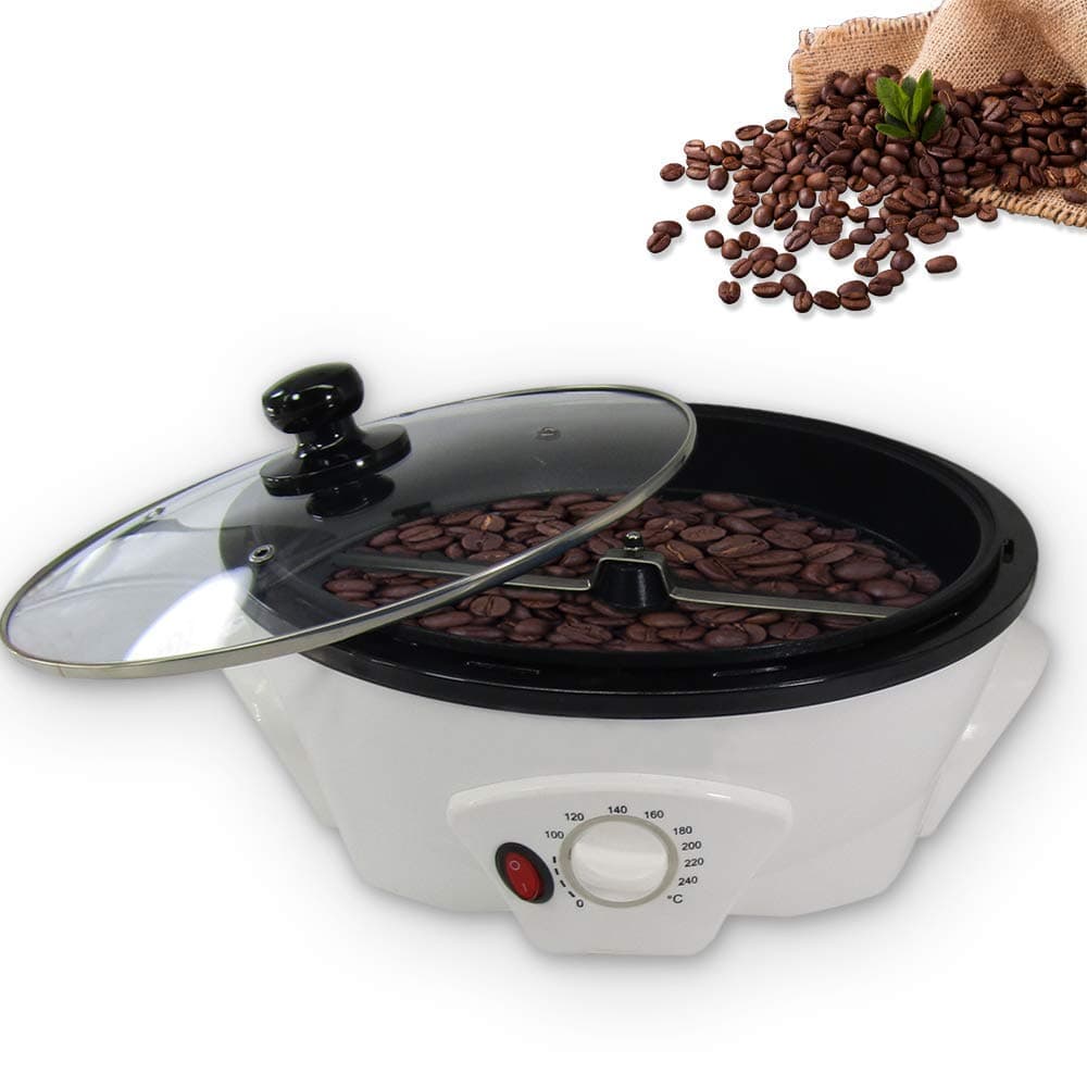 HotsUAE Household Coffee Bean Roaster Machine Electric Multifunctional Baking Machine Baker for Coffee Shop Home