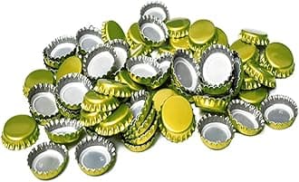 Beer Bottle Caps, 200 PCS Oxygen Absorbing Seal Crown Caps, Decorative Bottle Caps, for Home Brew or Crafts
