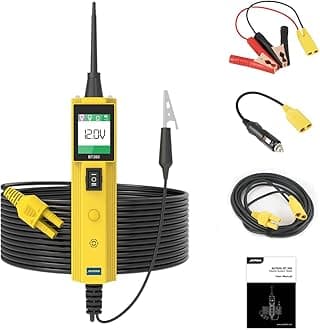 Automotive Circuit Tester,Car Electrical System Diagnostic Tool with LED Flashlight BT-260 for 6V/12V/24V Vehicle/Boat/Motorcycle/Heavy Duty/Truck