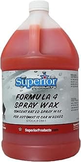 Superior Products Formula 4 Spray Wax 1 Gallon