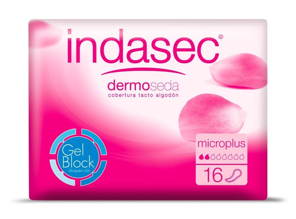 INDASECDermoseda Incontinence Micro Plus Pads - 16 Units