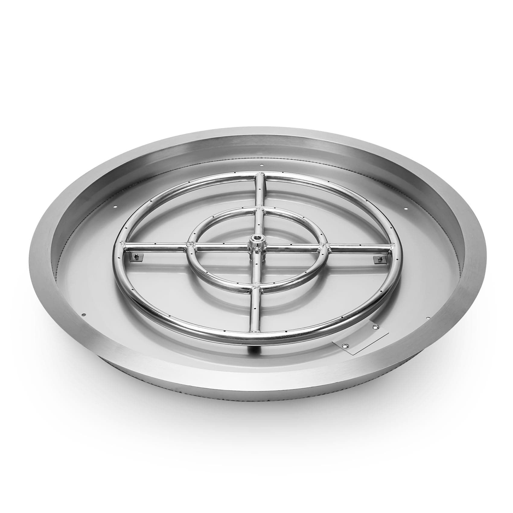 Fire Pit Pan with Burner