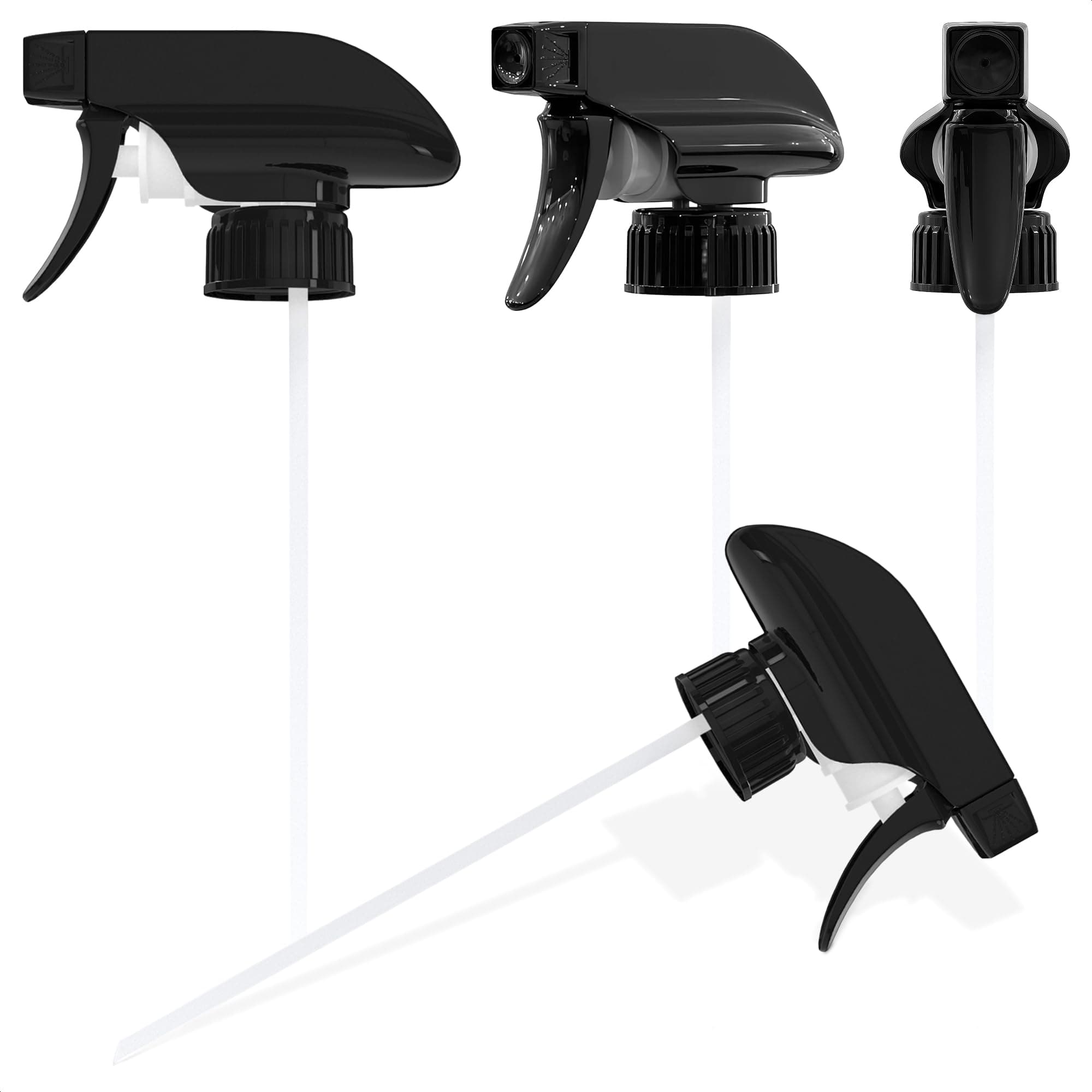 4Pcs Spray Nozzle for Bottles – Spray Bottle Nozzle Replacement for Restoring Broken Sprayers – Adjustable Tube, Mist & Stream Modes, Secure Fit Design | Home Cleaning, Garden Watering & Daily Use Kit