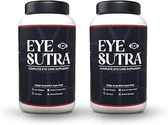 Herbal Deck Eye Sutra - Natural Eye Care Supplement for Vision Wellness | Relieves Strain, Dryness, Redness, & Itching | Protects Against Blue Light | 45-Day Course (Pack of 2, 150g Each)