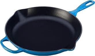 Le Creuset Enameled Cast Iron Signature Iron Handle Skillet, 11.75" (2-3/8 qt.), Marseille
