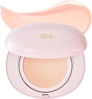 milktouch Cushion Foundation, 24H Flawless Skin, Radiant Shine, No Oxidation, Long-Lasting, Non-Creasing, 60% Hydrating Skincare Infused Korean, Stocking Stuffers, Christmas Gifts (19C Rosy Ivory)