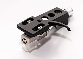 Headshell, AT-3600L Cartridge and Stylus, Needle for Technics SL 20, SL 20A, SL 220, SL 221, SL 23, SL 235, SL 23A, SL B2, SL B202, SL B205, SL B3, SL B303, SL 120, SL 110 (Black)