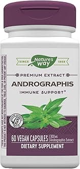 Nature's Way Premium Extract Andrographis, Immune Support*, 300 mg Andrographis Extract per serving, 60 Capsules