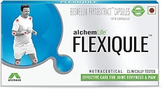 AlchemLife Flexiqule - A Natural Care For Joint Stiffness & Pain (Pack Of 3 Strips) (Ayurveda-32)