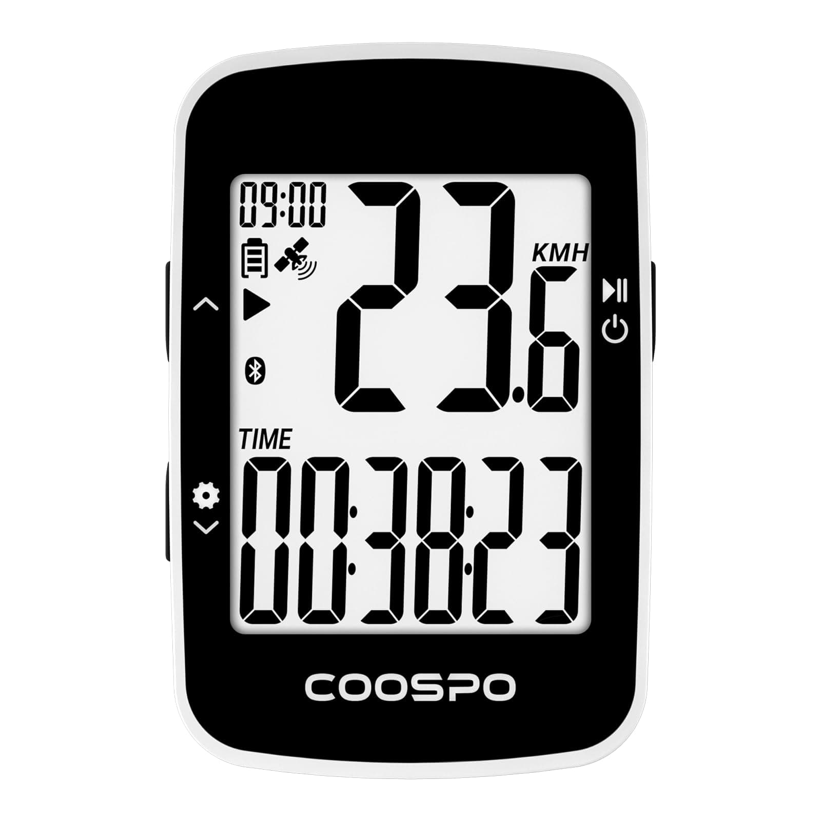 CooSpo Bike Computer Wireless GPS BC26,Bluetooth Cycle Computer GPS IPX7 Waterproof, Bike Speedometer Odometer with 2.3 Inch Auto-Backlight,Bicycle Computer GPS Support CooSpoRide