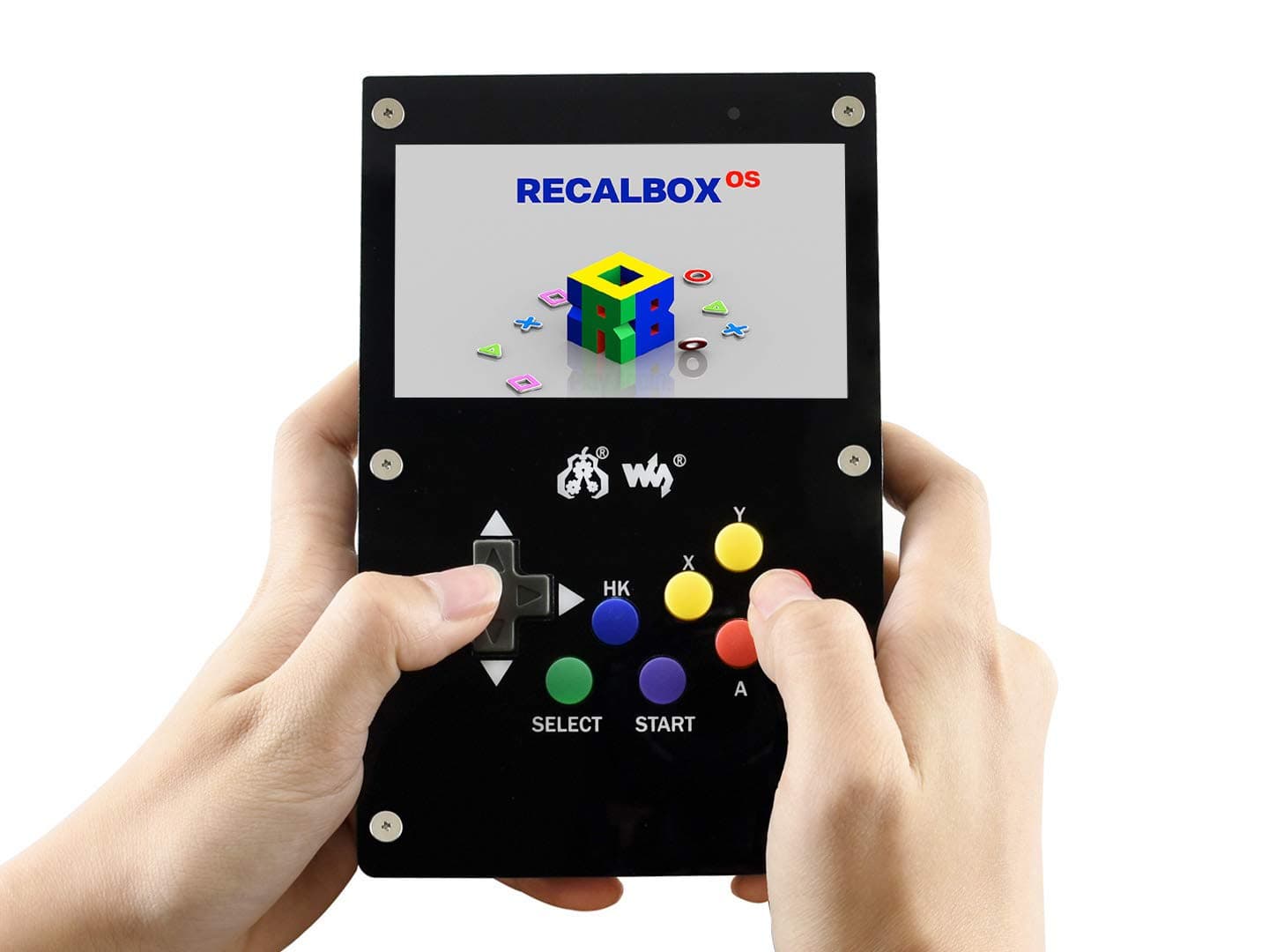 IBest waveshare GamePi43 Accessories for Raspberry Pi 3B+/3B/2B/B Portable Retro Video Game Console with 4.3inch IPS Display 60 FPS Smooth Gaming Experience