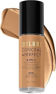 Milani Conceal and Perfect 2 in 1 Foundation + Concealer Warm Sand 30ml