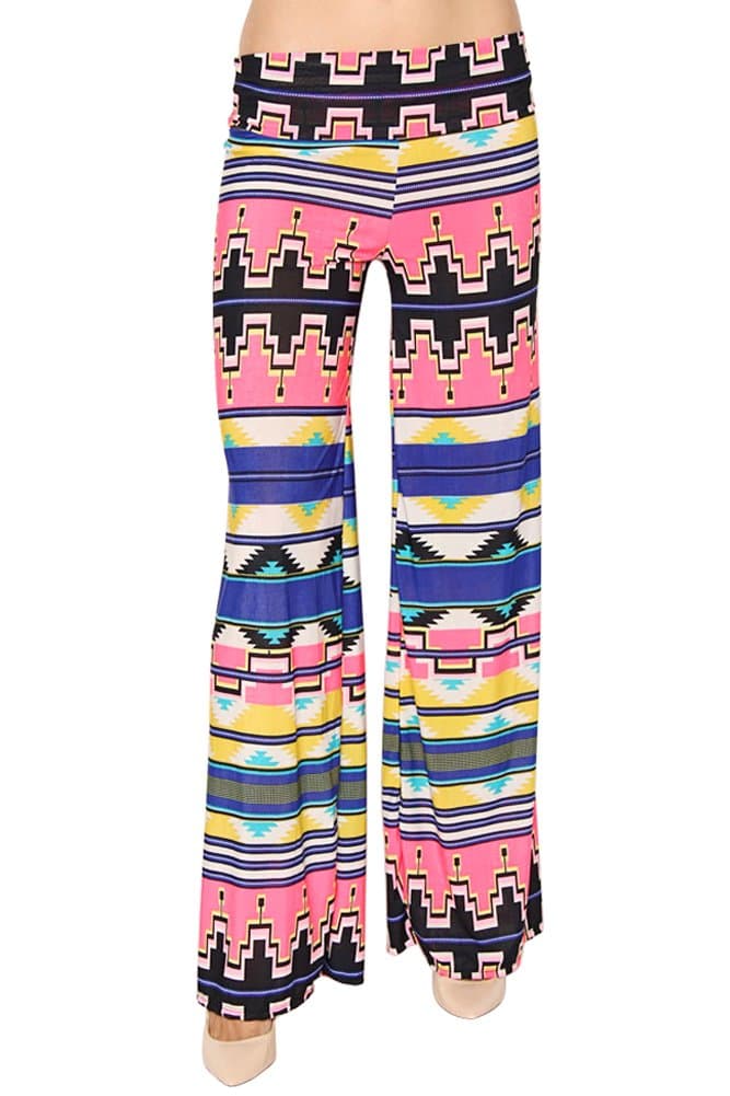 Aztec Tribal Palazzo Pants