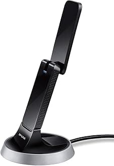 AC1900 USB 3.0 WiFi Adapter for PC(Archer T9UH)- Dual Band Wireless Network Dongle for Desktop with 2.4GHz/5GHz High Gain Antennas, Supports Windows 11/10/8.1/8/7, Mac OS 10.9-10.14