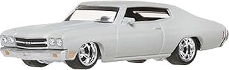 Wild Speed 1970 Chevelle SS Toy Vehicle Mini Car, Ages 3 and Up, Gray JBL94