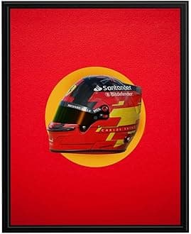 InkFlow Motorsport Helmet Poster - A Tribute to Speed, Precision, and Iconic Motorsport Excellence - Perfect Wall Art for Racing Fans and Racing Enthusiasts - 18x24 Unframed Wall Art