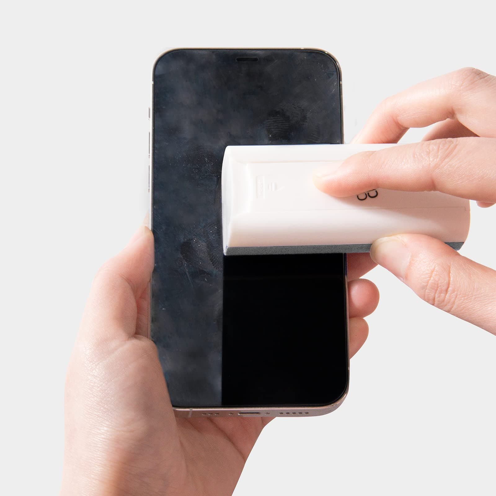 Touchscreen Mist Cleaner, Screen Cleaner, All in One Screen Cleaner Spray with Microfiber and Phone Stand for All Phones, Laptop and Tablet Screens (Grey)