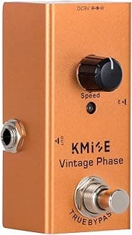 Kmise Vintage Phase Electric Guitar Effects Pedal Mini Single Type DC 9V True Bypass