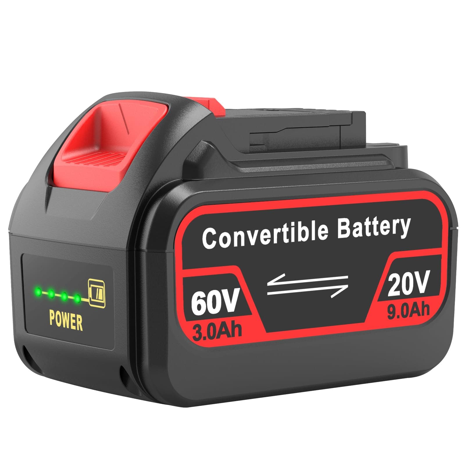 Replace for 9Ah Dewalt 20V 60V Max Battery DCB609 DCB606 DCB612, Compatible with Dewalt 20V 60V Cordless Power Tools and Battery Charger DCB118