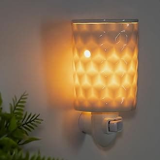 Bobolyn Plug in Wall Wax Warmer - Pluggable Ceramic Wax Melt Warmer Electric Wall Mount Wax Melt Melter Fragrance Aroma Warmer for Scented Wax Tart Cube Aromatherapy Home Office Bedroom Decor Gifts