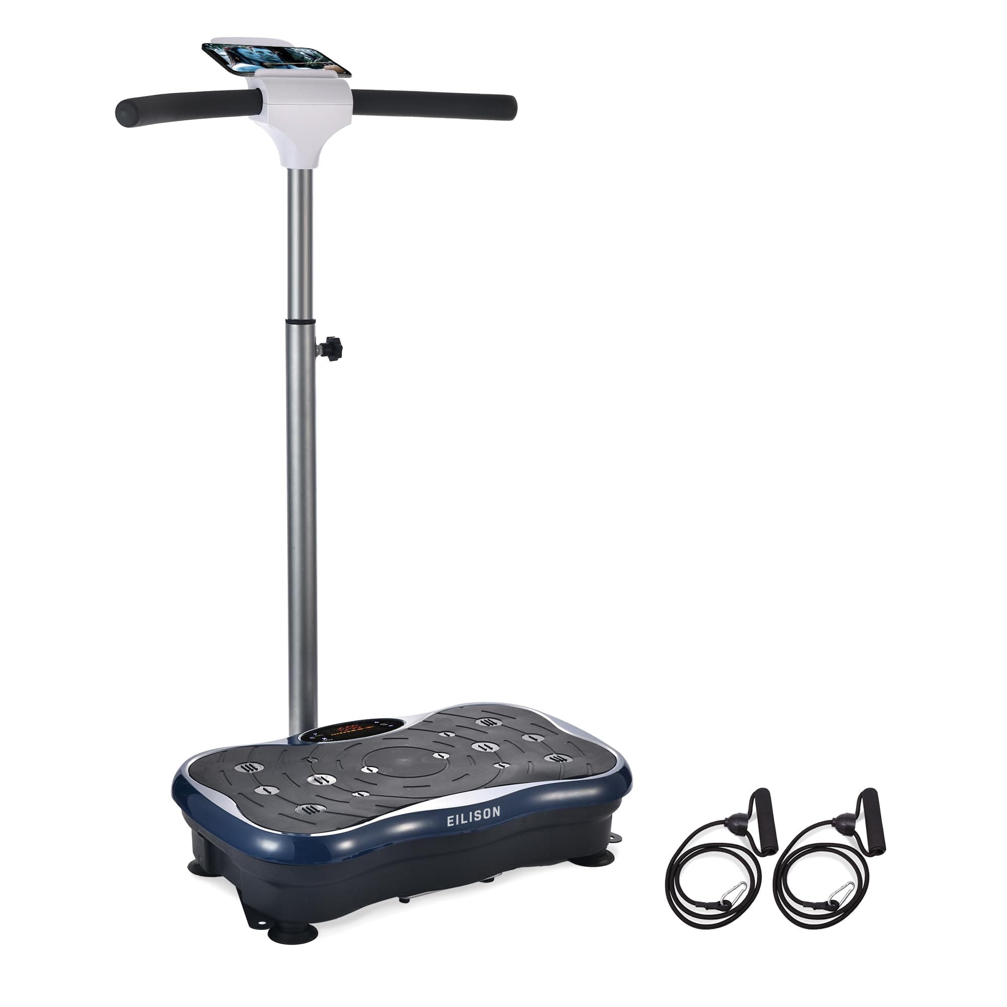 EILISON FIRMHOLD Handle Vibration Plate Exercise Machine for Lymphatic Drainage- Full Body Vibration Platform for Weight Loss, 350lbs Vibration Plate for Beginners & Recovery