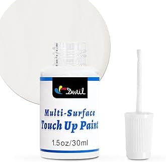 DWIL White Touch Up Paint - Multi Surface Touch Up Paint Pen, Scratch Repair for Wall, Door, Cabinets, Metal, Appliance, Wood, Furniture, 1.5 Fl Oz (Semi Gloss, Ivory)