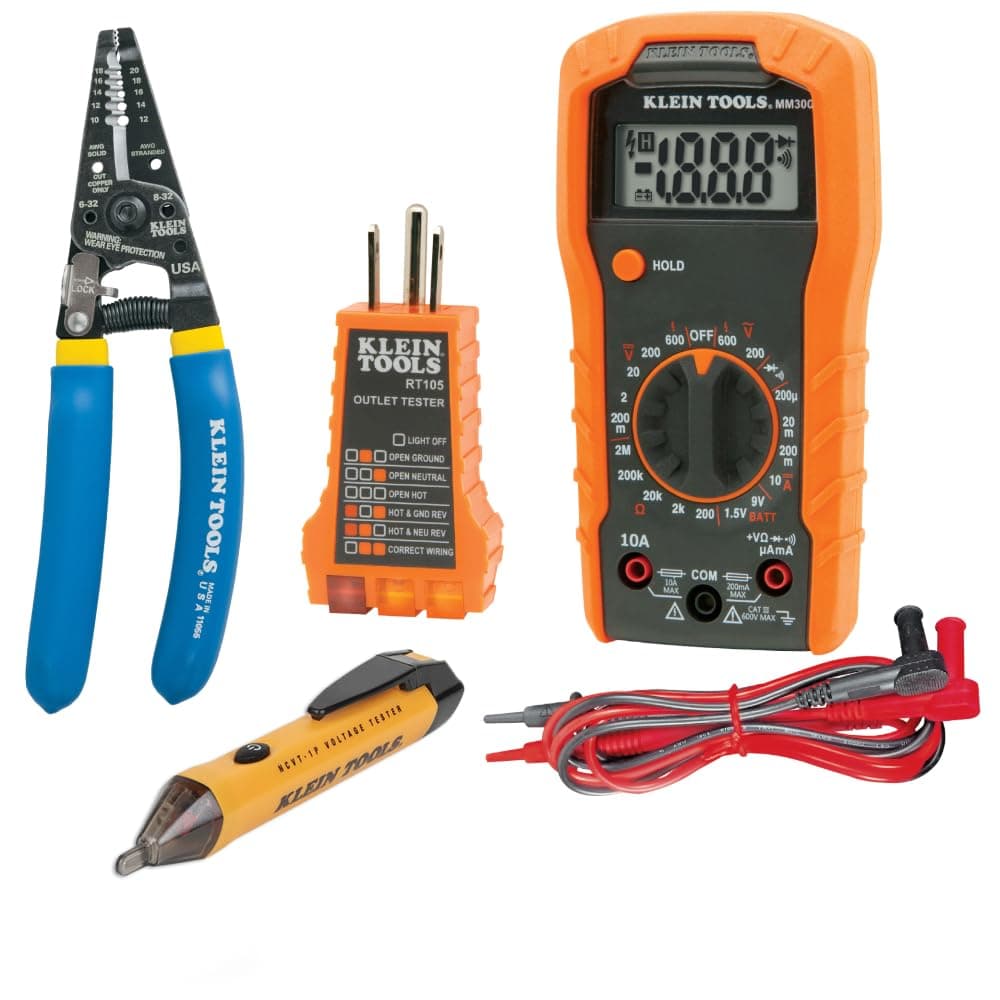 Klein Tools 81021 Electrical Tester Tool Kit with Multimeter, Non-Contact Vol...