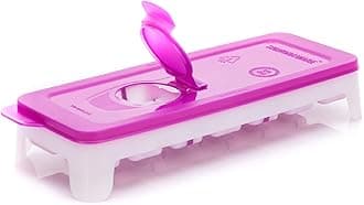 SignoraWare BPA Free Plastic Ice Cube Tray | Easy Pop-Out Ice Cubes | Spillproof & Odourfree | Fast Freezing Ice Cubes | Easy to Use | Great for Beverages Ice cube & Jelly Molds ( 14 Cubes | Purple )