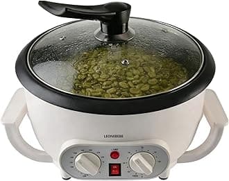 – Electric Coffee Roaster Machine, 750g Home Use for Coffee Beans, Nuts, Peanuts & Chestnuts, Beginner-Friendly, 1200W, 110V