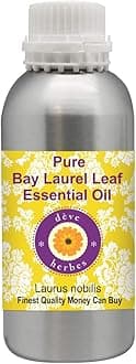 Deve Herbes Bay Laurel Leaf Essential Oil (Laurus Nobilis) 100% Natural Therapeutic Grade Steam Distilled for Personal Care, 1250 ml