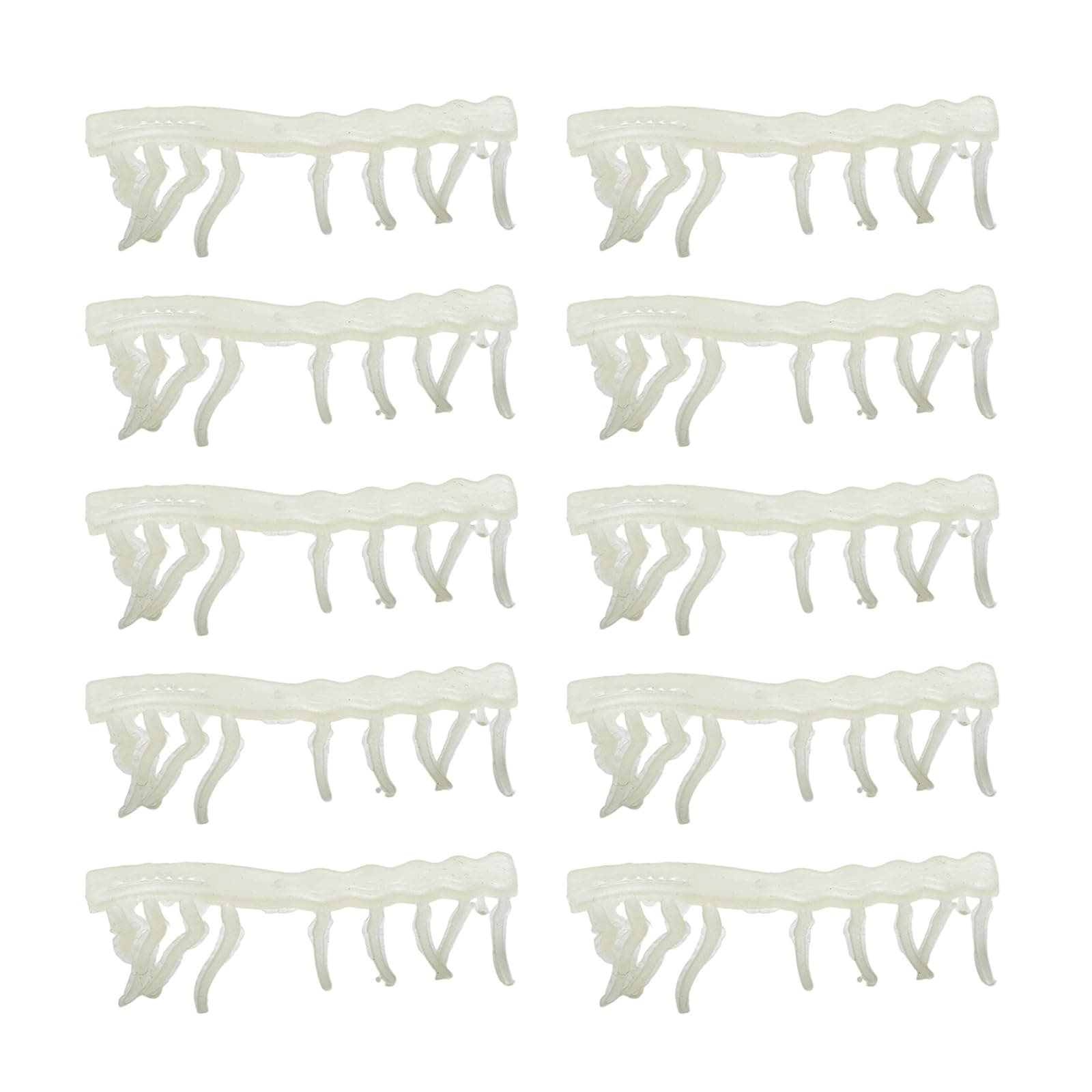 10Pcs Silicone Glowing Shrimp Lures Baits Swimming Floating Sinking Simulation Prawns Fishing Soft Lures