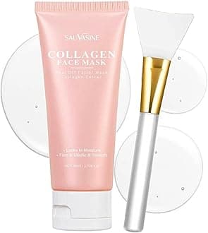 Collagen Overnight Wrapping Peel Off Face Mask - Deep Hydration Care, Reduce Sagging & Dullness, Hydrolyzed Collagen Glass Skin Peel Off Mask, Korean Skincare