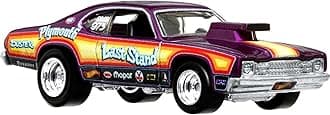 Car Culture Circuit Legends Vehicles for 3 Kids Years Old & Up, 73 Plymouth Duster, Premium Collection of Car Culture 1:64 Scale Vehicles