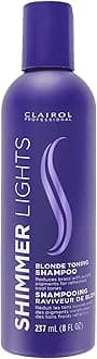 Shimmer Lights Blonde Toning Shampoo by Clairol for Unisex - 8 oz Shampoo
