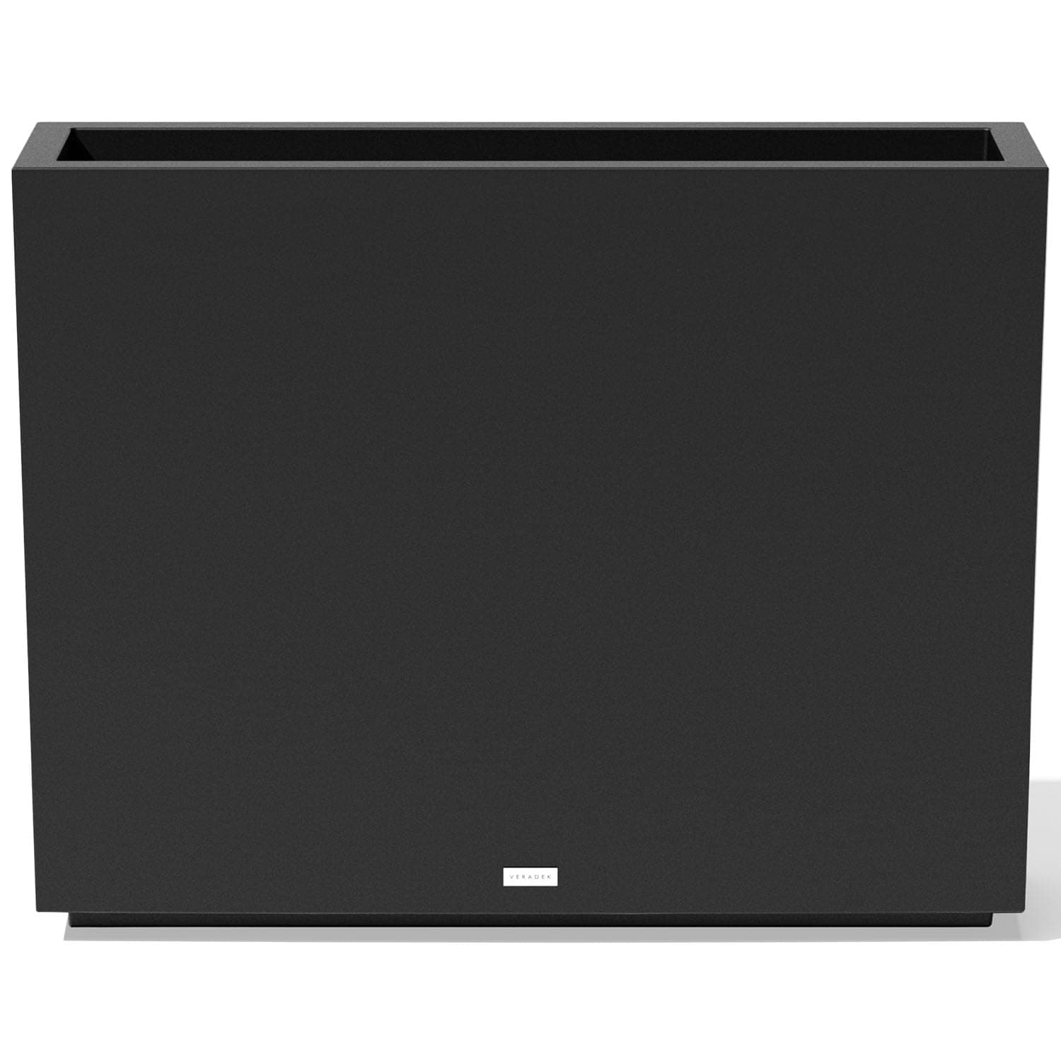 Block Series Span Plastic Planter - Tall Rectangular Planter for Outdoor Patio/Porch | Durable All-Weather with Removable Insert Bucket | Modern Design for Plants, Flowers, Garden