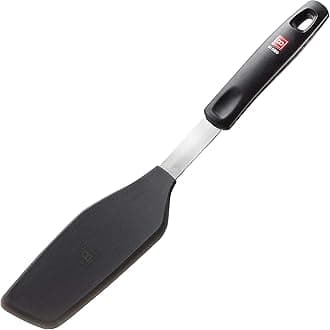 DI ORO Omelette Spatula - Silicone Egg Spatula Turner for Nonstick Cookware - Thin & Flexible BPA Free 600°F Heat-Resistant for Cooking & Baking - Omelet Flipper Dishwasher Safe