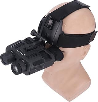 Night Vision Goggles, 4K FHD Head Mounted Digital Night Vision Binoculars, 1.4in TFT HD Viewing Screen, 8X Digital Zoom, 250M View in Darkness, Recording Function, for Hunting, Wildlife Watching