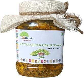 Abheesht Bitter Gourd Pickle 400g | Homemade Traditional Achar | Karela ka Achar | No Preservatives | Traditional Recipe from Bihar | Pickles in Mustard Oil