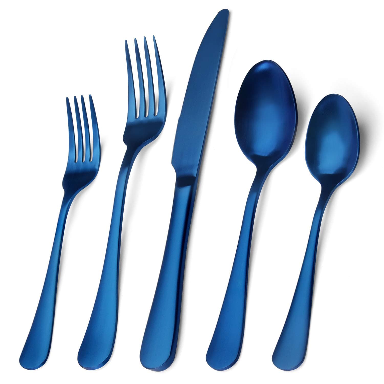 sharecook Silverware Set 20-Piece Blue