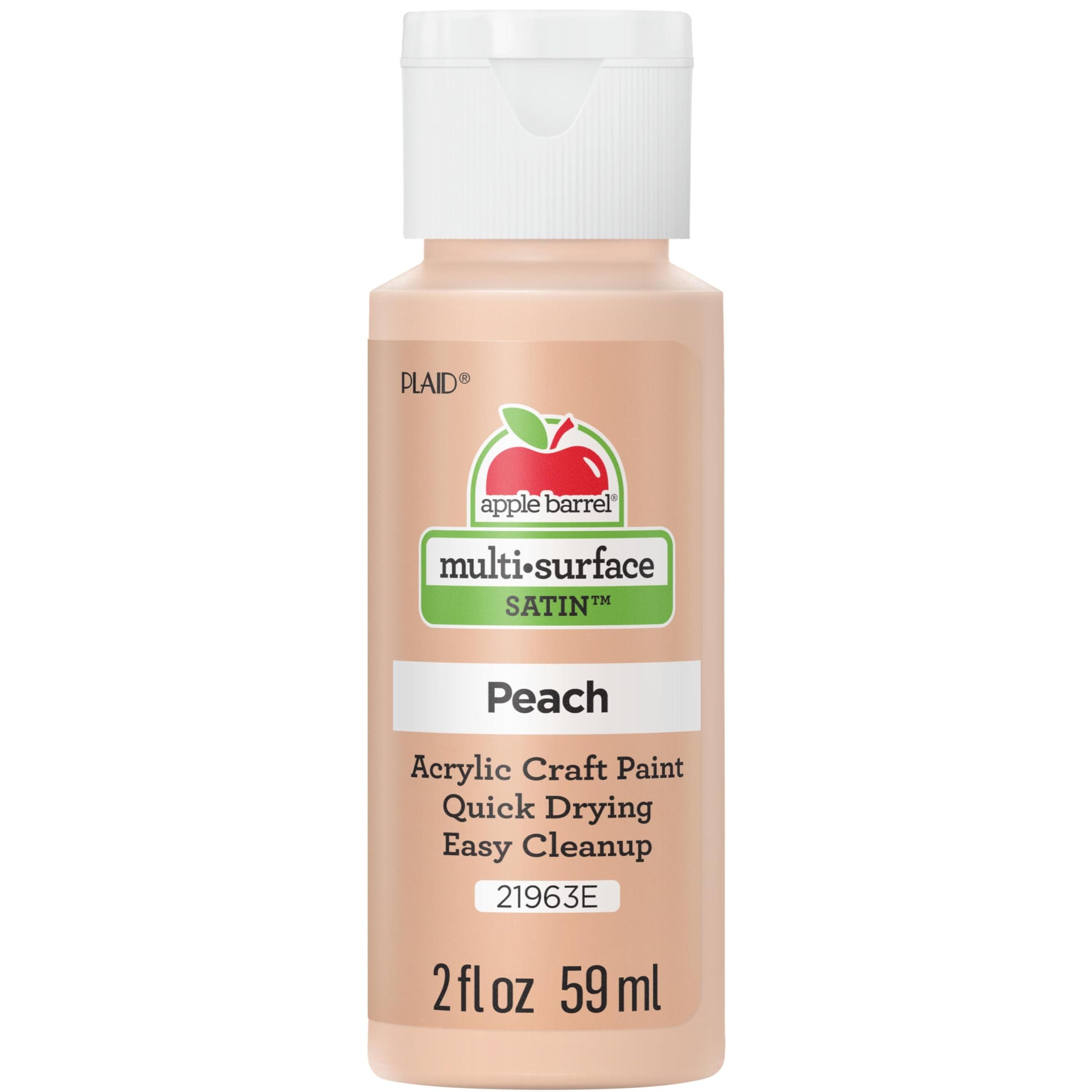 Multi Surface Acrylic Paint, 2 oz, Peach 2 Fl Oz,21963E