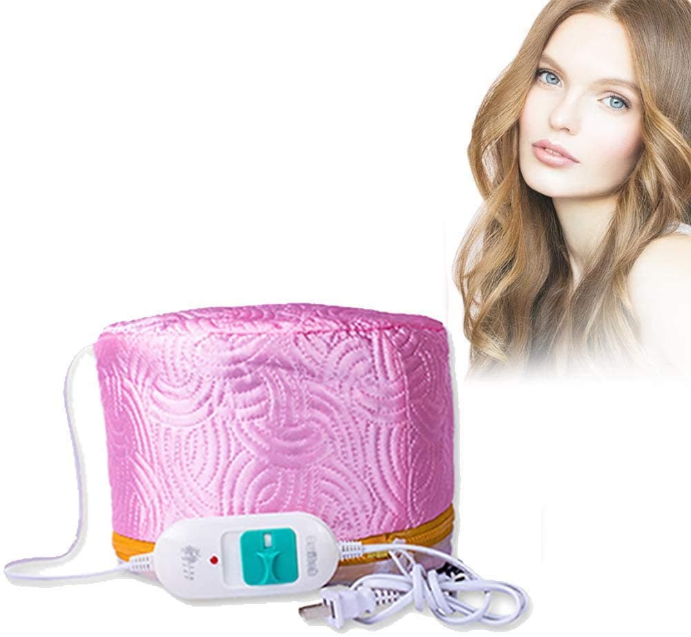 JJHZ Electric Heating Cap 3 Mode Temperature Adjustment Rapid Heating Hair Mask Oil Cap Heating Cap Hair Care Inverted Film Oil Cap Temperature Controlling