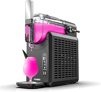 Professional Slushie Machine Slushy Machine with Self-Cleaning Function, Frozen Drink Maker with 5 Preset Programs, Cold Retention, Frozen Margaritas, Frappés, and More